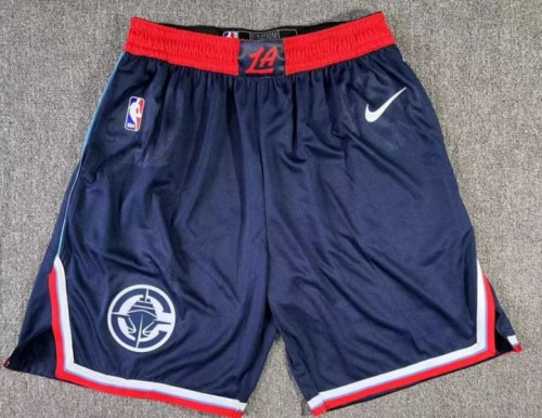 NBA Los Angeles Clippers 2024-25 shorts Marine